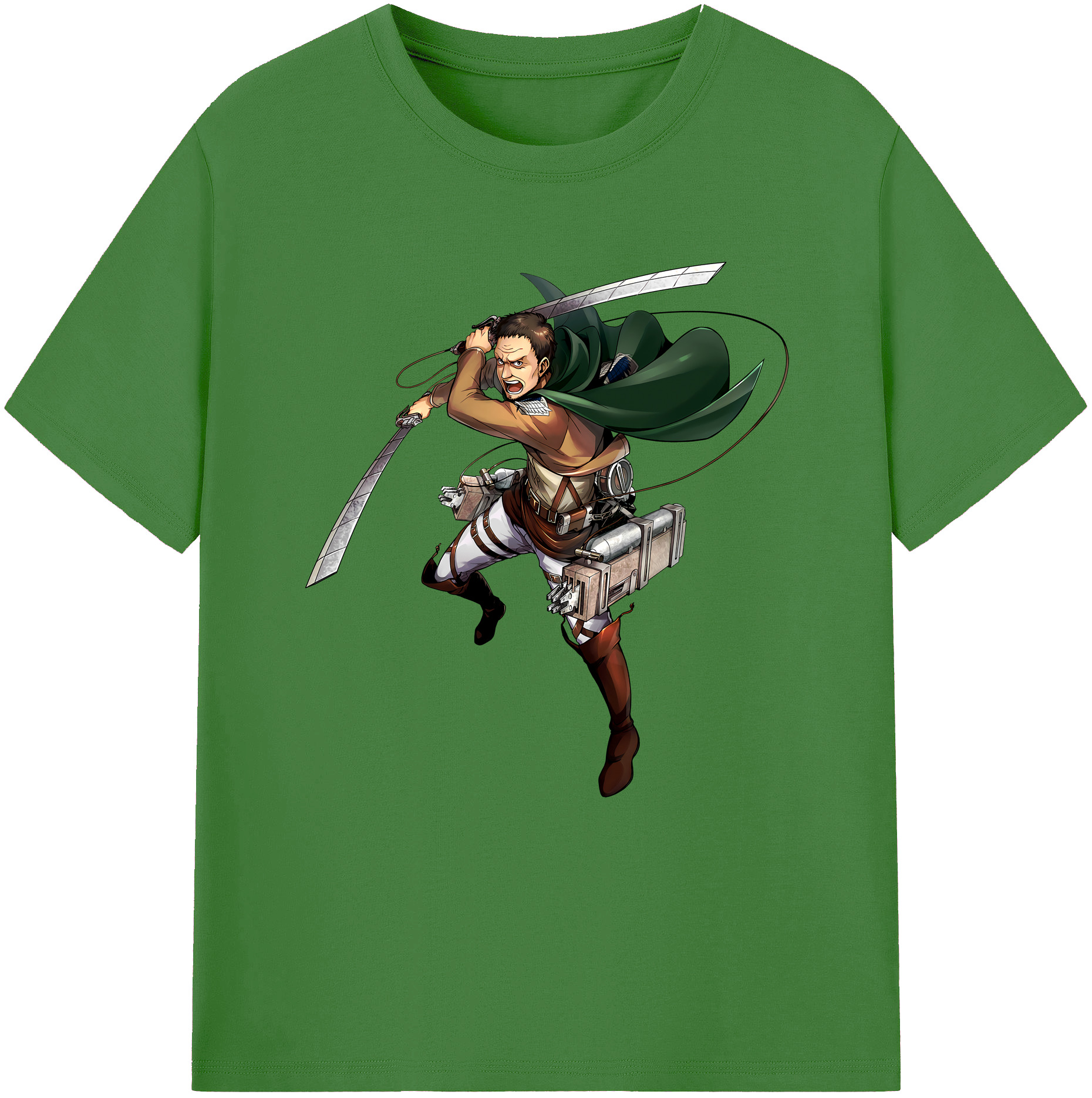 （画像用） 進撃の巨人 Attack on Titan レディースカジュアルプリントTシャツ（綿100％）